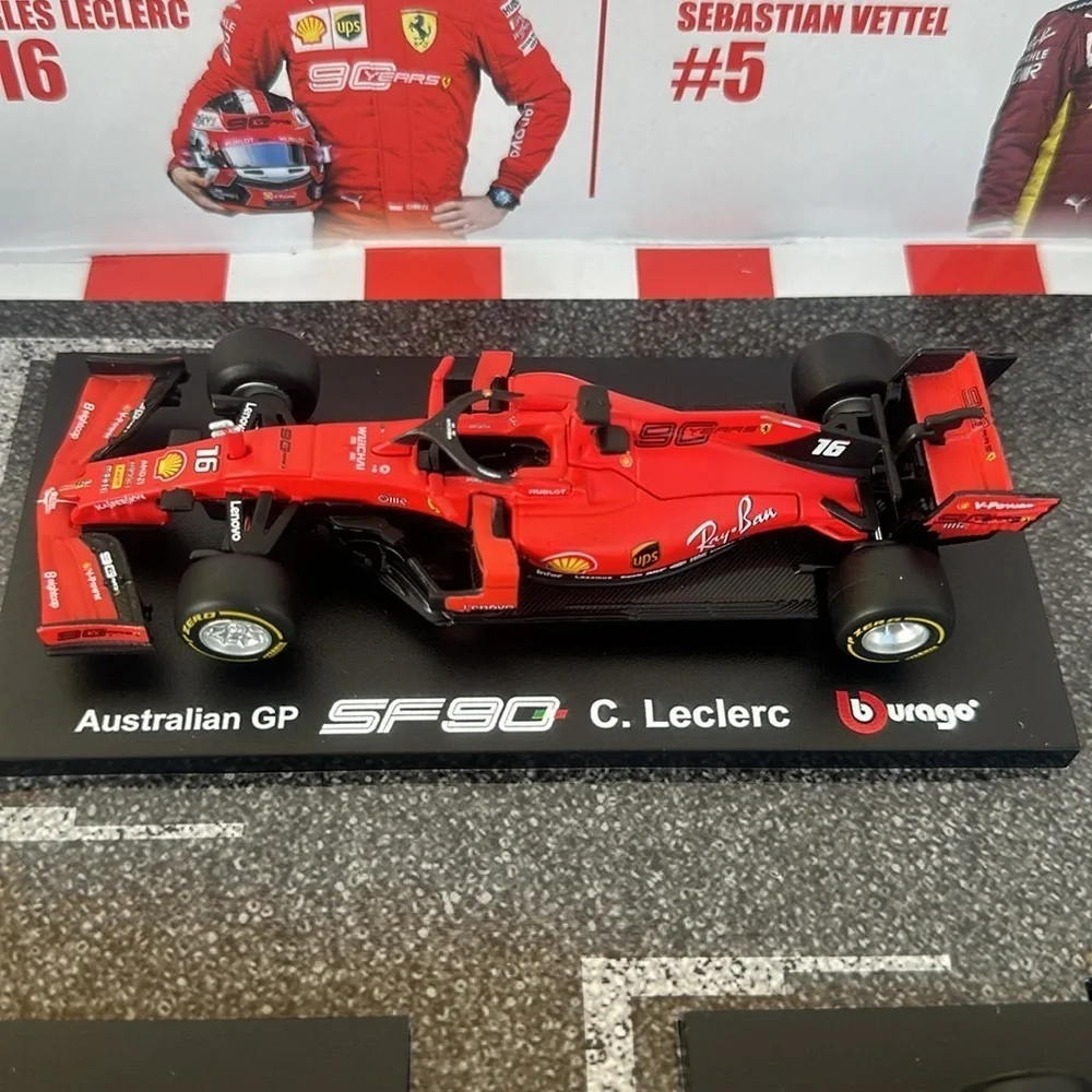 New Bburago 1:43 Ferrari Formula Racing Die-cast Model 6-pack